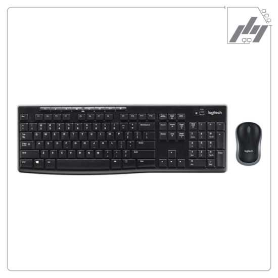 تصویر  کیبورد و موس بی سیم لاجیتک Logitech MK270 