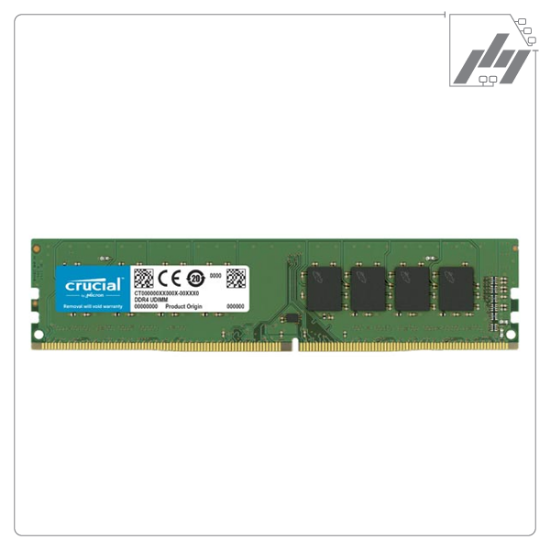 تصویر  رم کامپیوتر کروشیال Crucial DDR4 3200 ظرفیت 8 گیگابایت