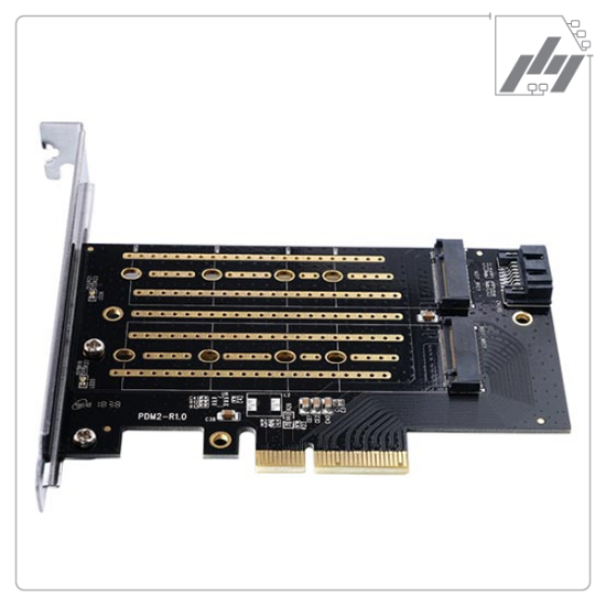 تصویر  کارت PCI-E افزایش M.2 NVME اوریکو PDM2