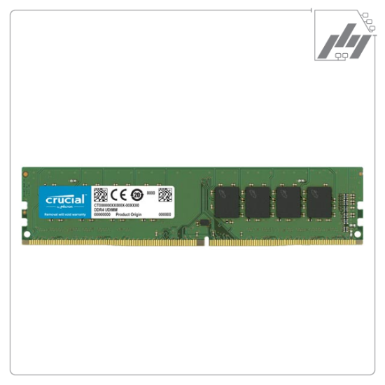 تصویر  رم کامپیوتر کروشیال Crucial DDR4 3200 ظرفیت 16 گیگابایت