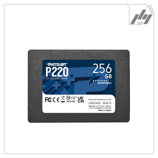 تصویر  اس اس دی اینترنال پتریوت P220 Sata III ظرفیت 256 گیگابایت