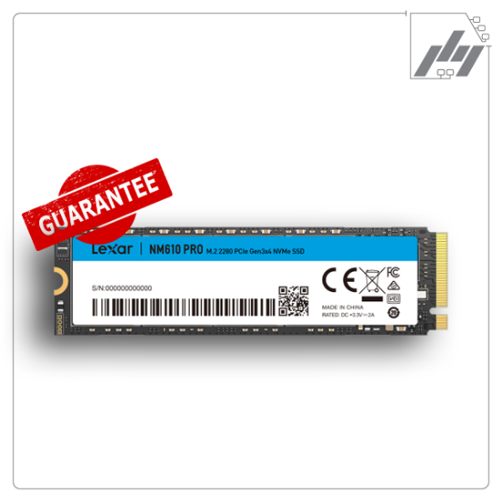 تصویر  اس اس دی اینترنال لکسار NM610 PRO M.2 ظرفیت 500 گیگابایت