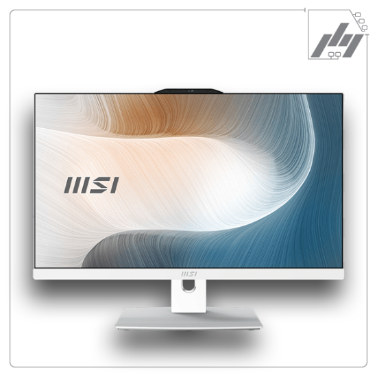 تصویر  کامپیوتر همه کاره استوک (All in One) 24 اینچ ام اس آی Core i5-1240P/16GB/512GB-- AM242P 12M
